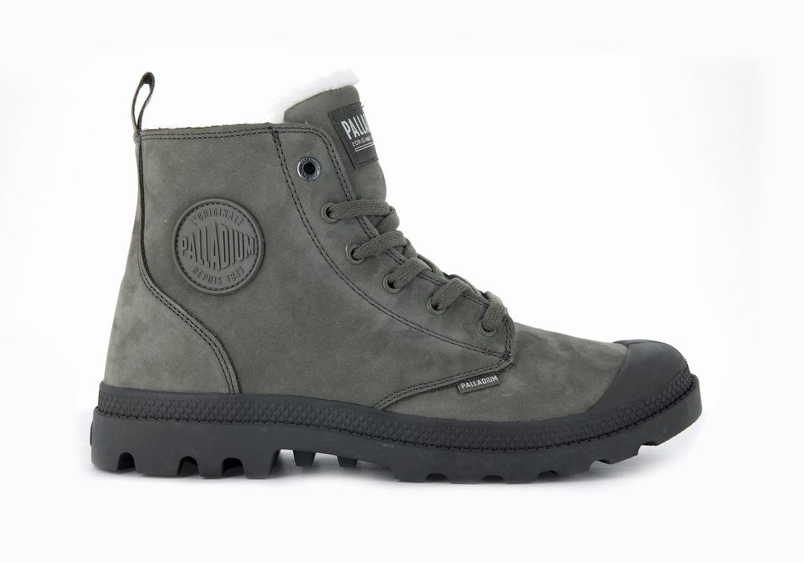 Palladium Pampa Hi Zip Wl Herren Stiefel DunkelGrau ||048359-VMP||